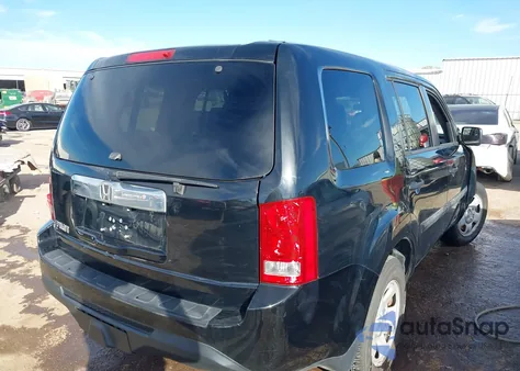 2014 Honda Pilot Lx from USA, damaged, VIN 5FNYF3H25EB010458